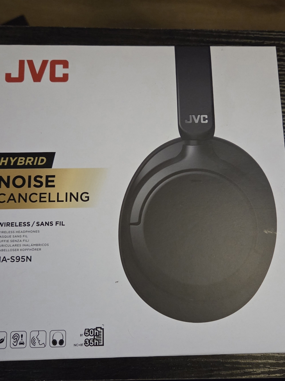 NWT JVC HA-S95N Wireless Noise Cancelling Bluetooth Headphones